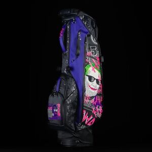 Stylish Purple and Black Golf Bag